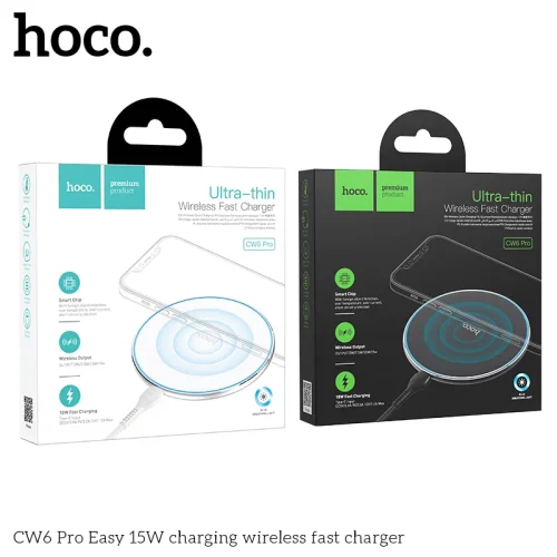 Sạc Không Dây Hoco CW6 Pro Easy 15W