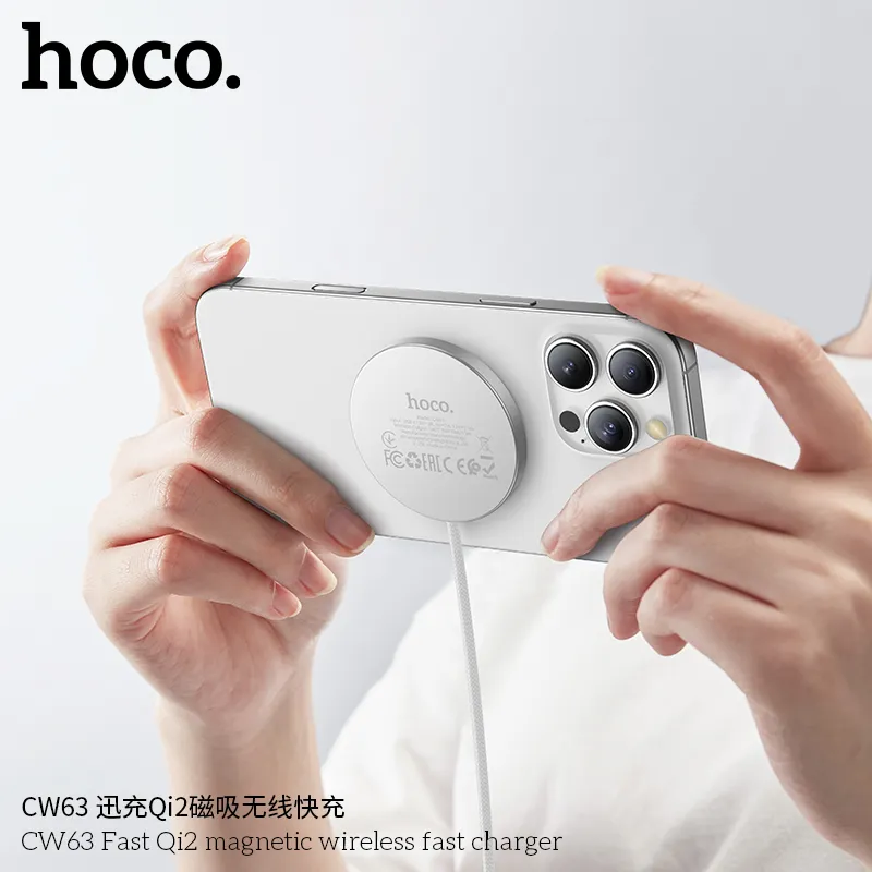 Công năng sạc nhanh 15W tương thích chuẩn Qi2 hiệu quả