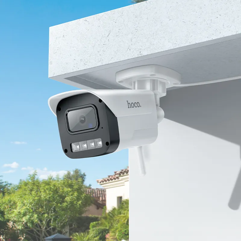 Kích thước camera Hoco D4 160x65x80mm trọng lượng 200g dễ lắp đặt ngoài trời