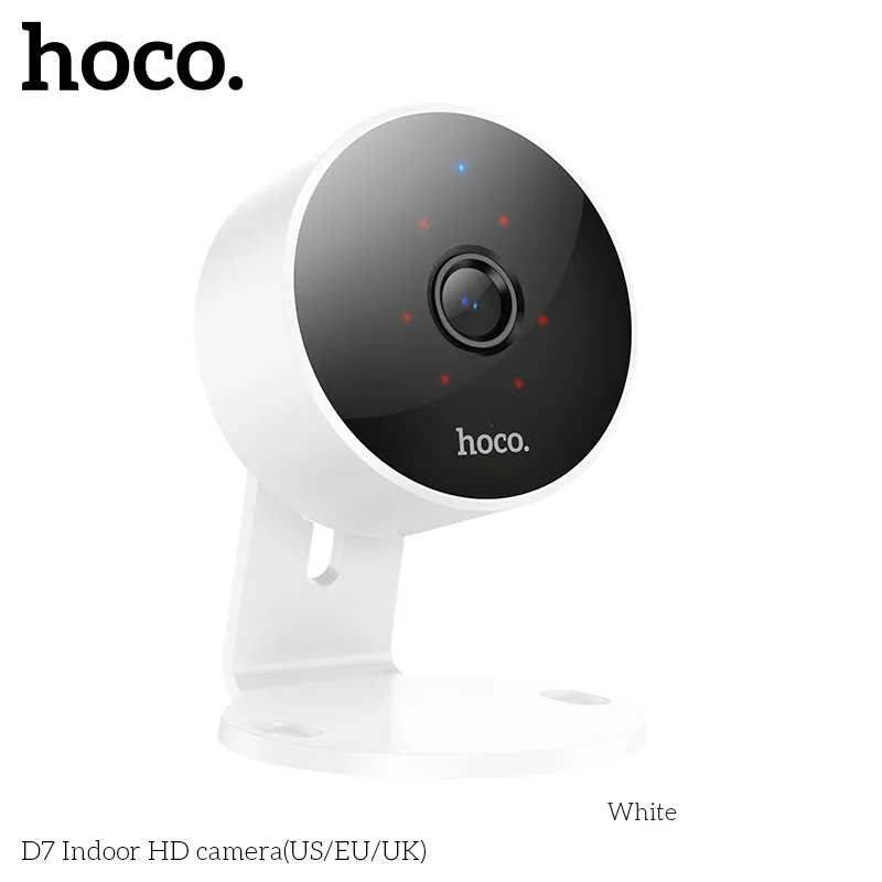 Camera Trong Nhà HD Hoco D7 thiết kế hiện đại, màu trắng sang trọng