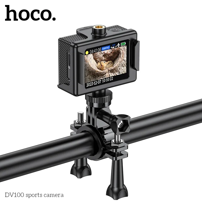 Camera Thể Thao Hoco DV100 với pin 3.7V/900mAh tháo rời tiện lợi