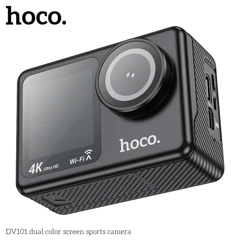 Tính năng chi tiết Hoco DV101 gồm HDMI, WiFi, APP điều khiển tiện lợi, pin tháo rời 900mAh