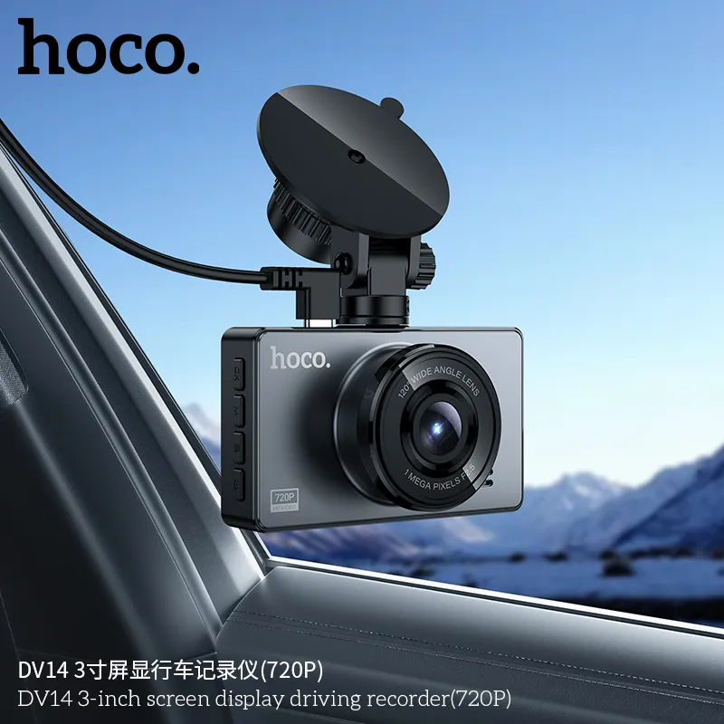 Camera hành trình Hoco DV14 với màn hình IPS 3 inch sắc nét