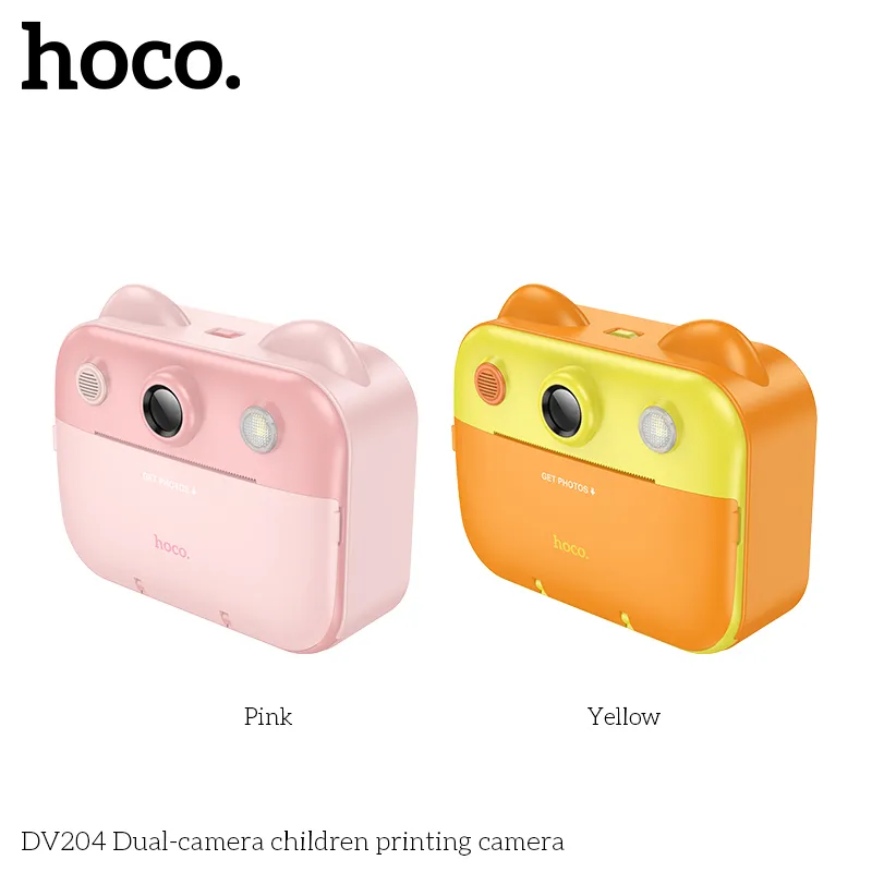 Thiết kế máy ảnh trẻ em Hoco DV204 bắt mắt và tiện dụng