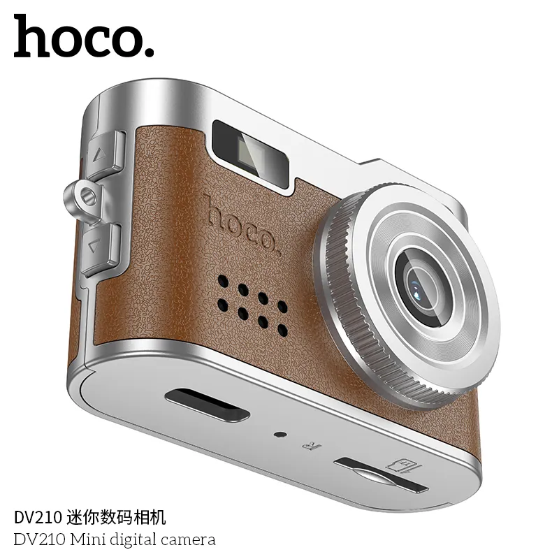 Tính năng chi tiết Máy Ảnh Mini Hoco DV210 hỗ trợ thẻ nhớ 128GB