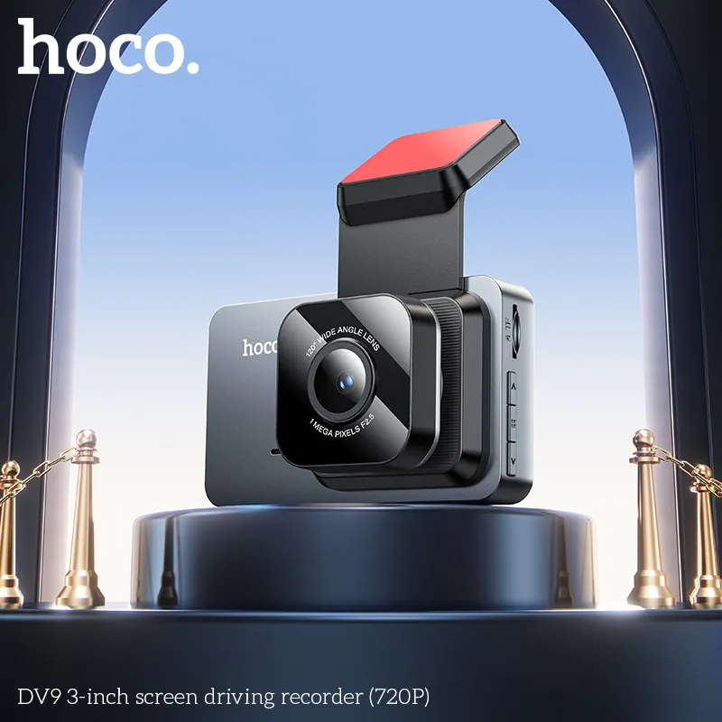 Camera hành trình Hoco DV9 màn hình 3 inch 720P độ nét cao tối ưu ghi hình