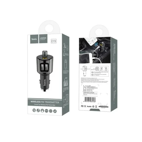 Tẩu Sạc Bluetooth Hoco E19 Smar FM Launcher