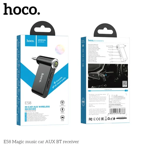 Tẩu Sạc Bluetooth Hoco E58 Magic Music AUX Receiver