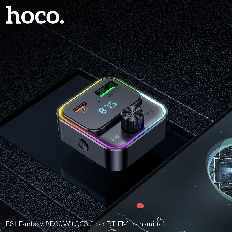 Tẩu sạc Hoco E81 Fantasy với thiết kế sang trọng, dễ sử dụng