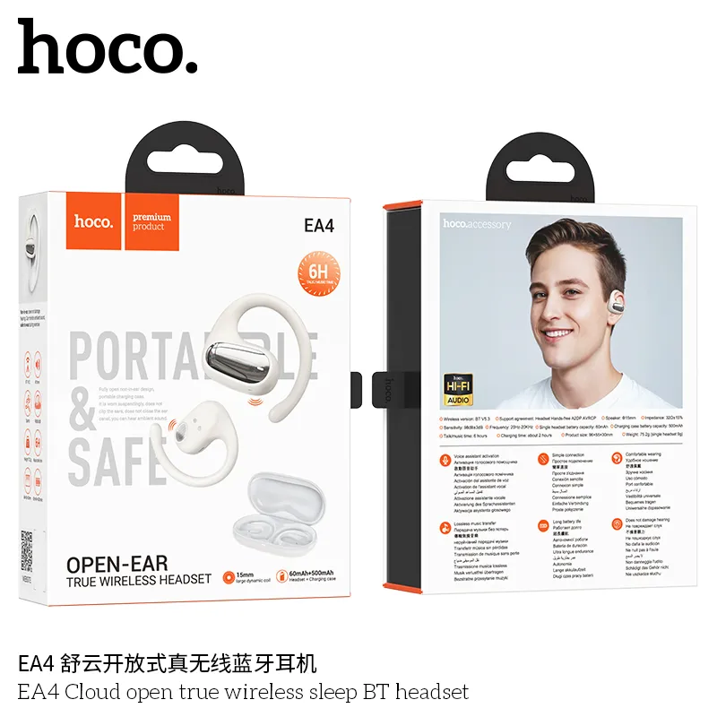 Đóng gói sản phẩm gọn nhẹ, hộp sạc dung lượng 500mAh