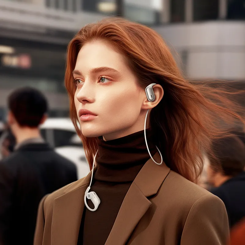 Tai nghe Bluetooth OWS Hoco EA7 thiết kế mở chống ồn ANC và ENC cao cấp