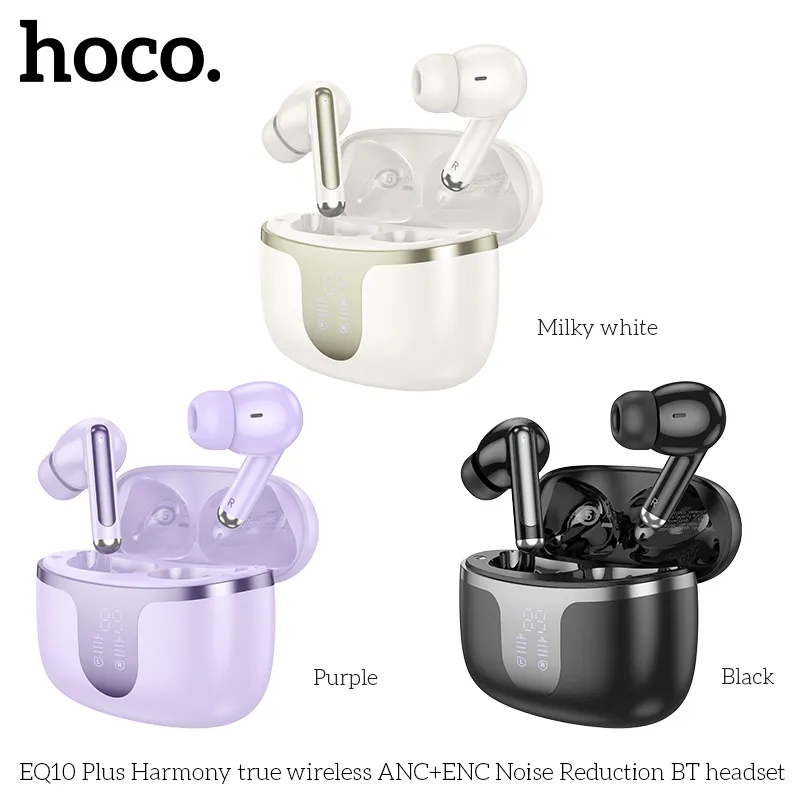 Tai nghe Bluetooth TWS Hoco EQ10 Plus – Harmony với thiết kế nhỏ gọn tiện lợi