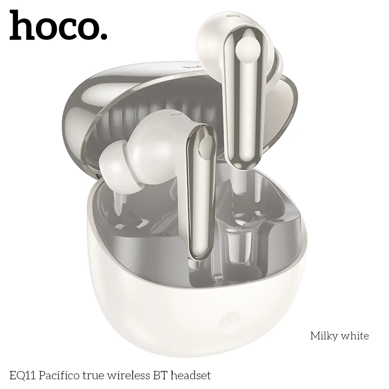 Tai nghe Bluetooth TWS Hoco EQ11 với thiết kế hiện đại và âm thanh chất lượng cao