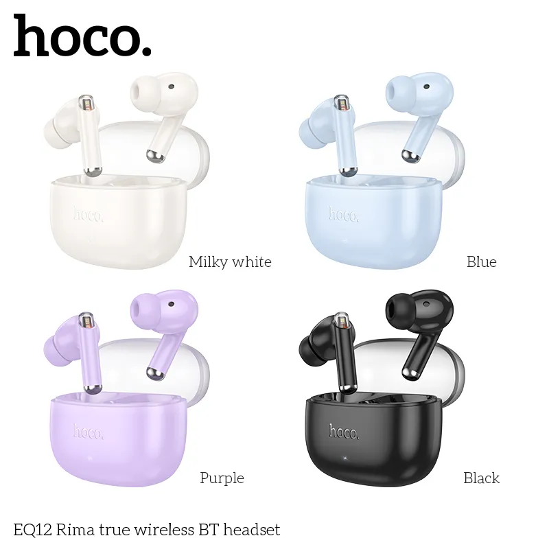 Tai nghe Bluetooth TWS Hoco EQ12 mô tả chung