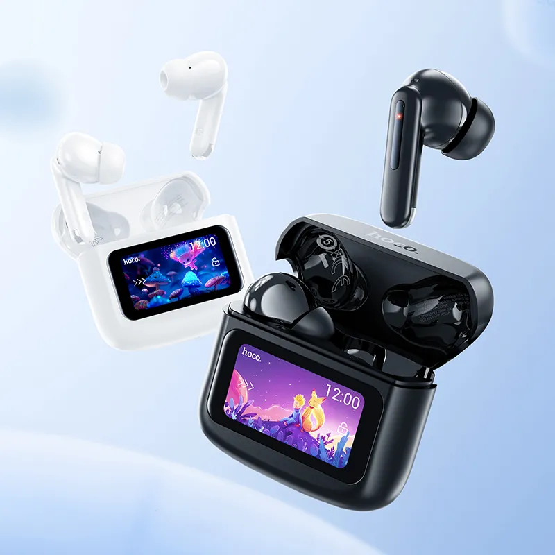 Tai nghe Bluetooth TWS Hoco EQ14 Cool Color tổng quan thiết kế thời trang và hiện đại
