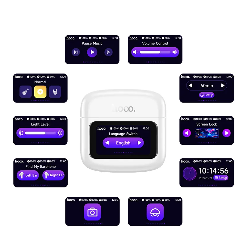 Công năng tai nghe Bluetooth Hoco EQ14 với chip JL AC6973, kết nối Bluetooth 5.4 ổn định