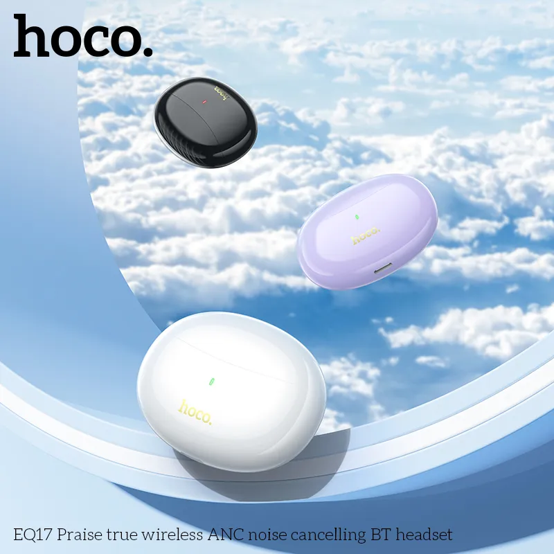 Thiết kế tai nghe Hoco EQ17 tinh tế, màu sắc hài hòa