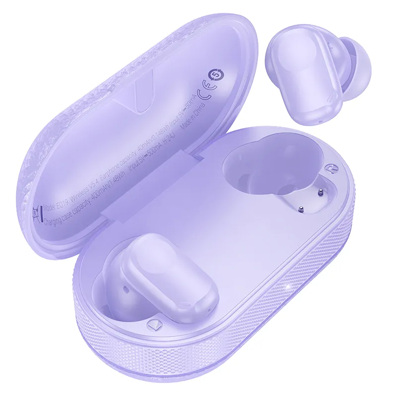Thiết kế tai nghe Bluetooth Hoco EQ19 Duke V nhỏ gọn chống rơi an toàn