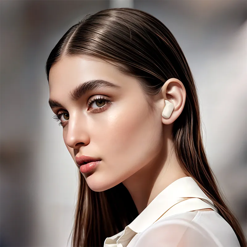 Kích thước nhỏ gọn 61x48x27mm, tai nghe nhẹ 46,5g dễ sử dụng mọi lúc Tai Nghe Bluetooth TWS Hoco EQ25 – Unimpeded kết nối ổn định Bluetooth 5.4, pin lâu, đơn giản mua hàng