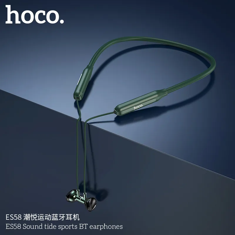 Tai nghe Bluetooth Hoco ES58 với thiết kế gọn nhẹ, dây dài 98cm, chất liệu ABS bền bỉ