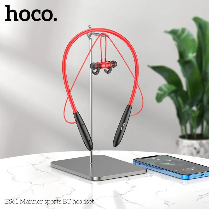 Trải nghiệm người dùng tai nghe Hoco ES61 Manner với thời gian đàm thoại 20 giờ, chờ 330 giờ, âm báo tiếng Anh và Trung