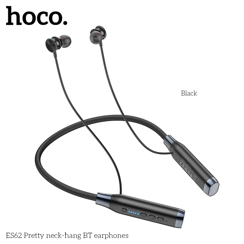 Thiết kế tai nghe Bluetooth Hoco ES62 Neck-Hang với kiểu dáng thể thao thời trang