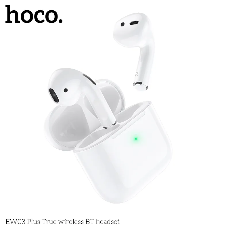 Tai nghe không dây Hoco EW03 Plus kiểu dáng hiện đại, màu sắc tinh tế