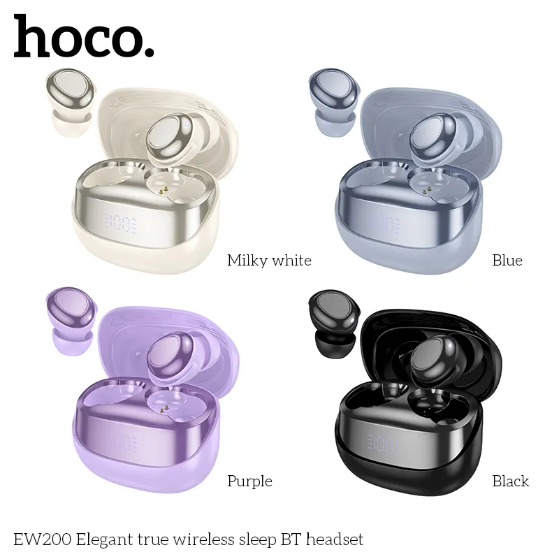 Tai nghe Bluetooth TWS Hoco EW200 Elegant thiết kế nhỏ gọn phù hợp mọi hoạt động