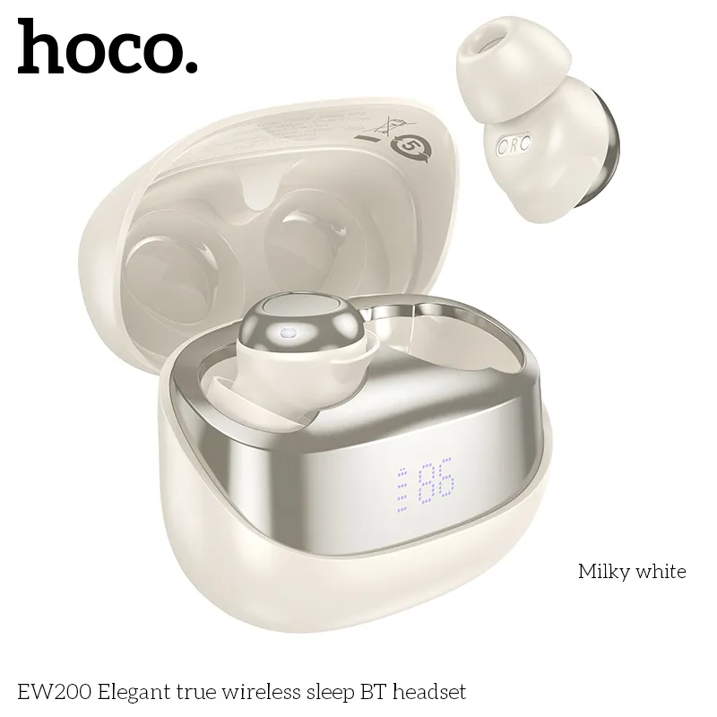 Tai nghe Bluetooth TWS Hoco EW200 Elegant chất liệu ABS bền nhẹ tối ưu