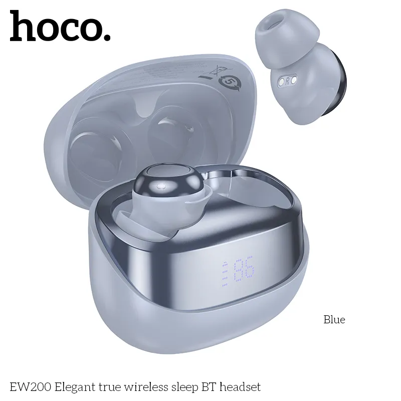 Tai nghe Bluetooth TWS Hoco EW200 Elegant Bluetooth 5.4 kết nối ổn định nhanh chóng