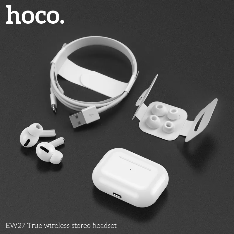 Đóng gói tai nghe Bluetooth Hoco EW27 chắc chắn an toàn vận chuyển