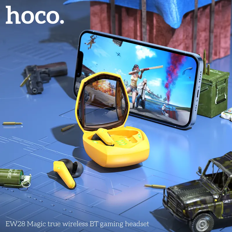 Tai nghe TWS Hoco EW28 Magic Bluetooth 5.3 kết nối ổn định và tiết kiệm pin