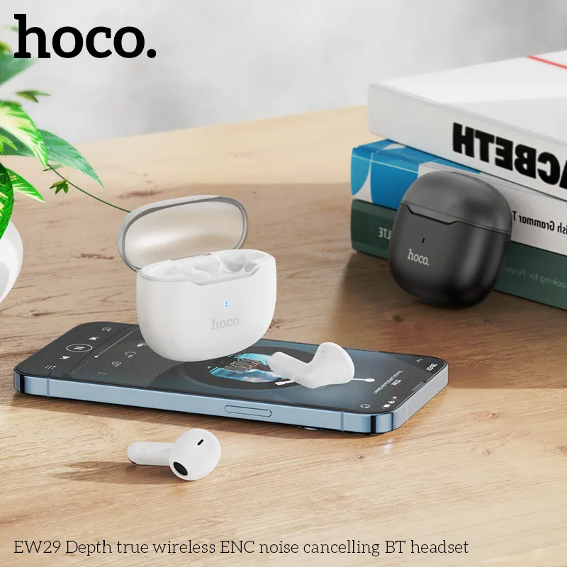 Tai nghe Bluetooth TWS Hoco EW29 Depth thiết kế nhỏ gọn hiện đại