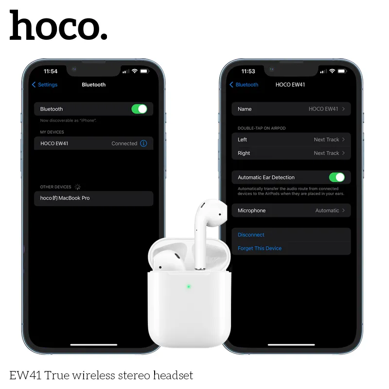 Thương hiệu Hoco uy tín, sản phẩm Tai nghe Bluetooth TWS Hoco EW41 chất lượng cao