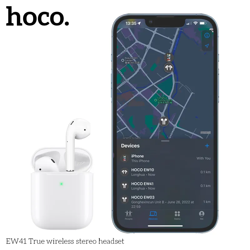 Tính năng chi tiết Tai nghe Bluetooth TWS Hoco EW41 dung lượng pin lớn, hỗ trợ Siri