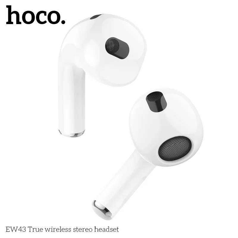 Tai nghe Bluetooth TWS Hoco EW43 kiểu dáng hiện đại, dễ dàng mang theo
