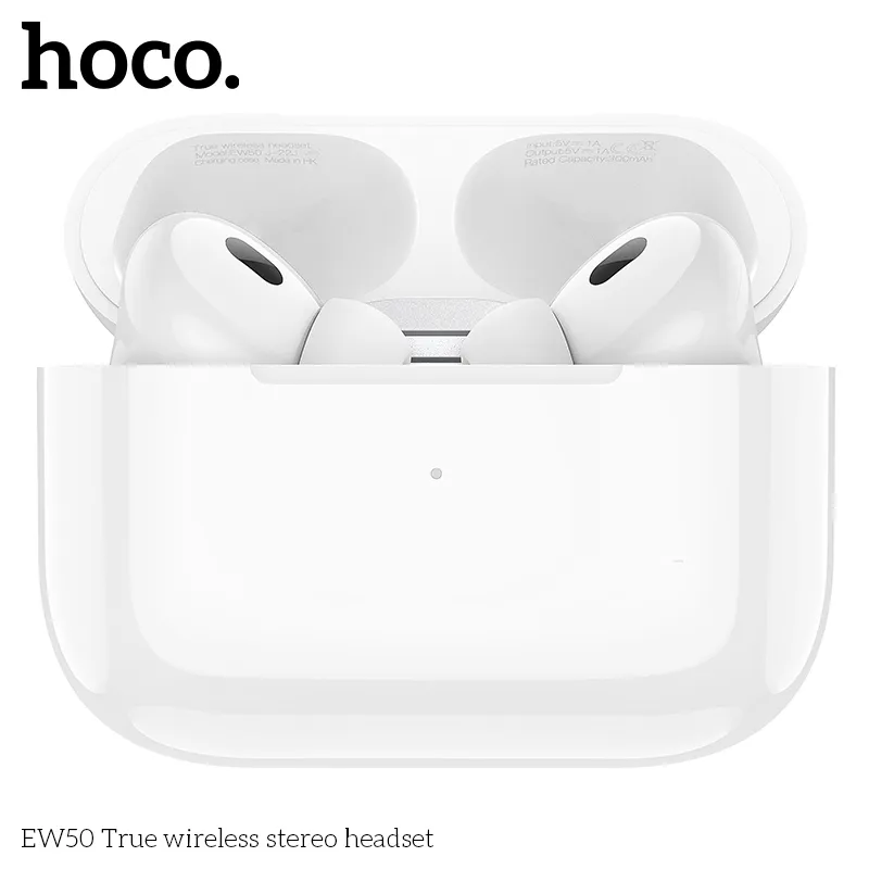 Tai nghe Bluetooth TWS Hoco EW50 cho trải nghiệm gọi hai tai, cảm biến áp suất tiện lợi