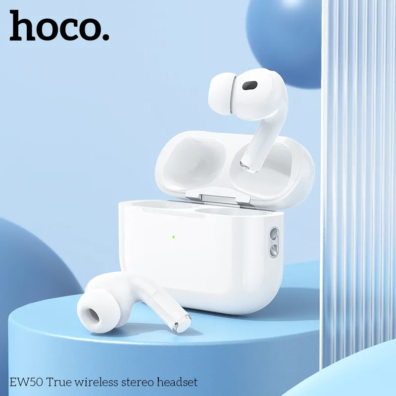 Tai nghe Bluetooth TWS Hoco EW50 đóng gói nhỏ gọn tiện lợi, bảo vệ tai nghe tốt