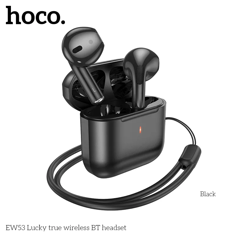 Tai nghe Bluetooth TWS Hoco EW53 Lucky công nghệ Bluetooth 5.3 cho kết nối ổn định