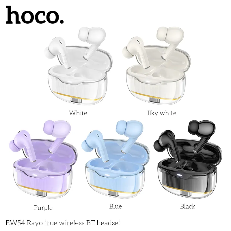 Tai nghe Bluetooth TWS Hoco EW54 Rayo thiết kế nhỏ gọn hiện đại