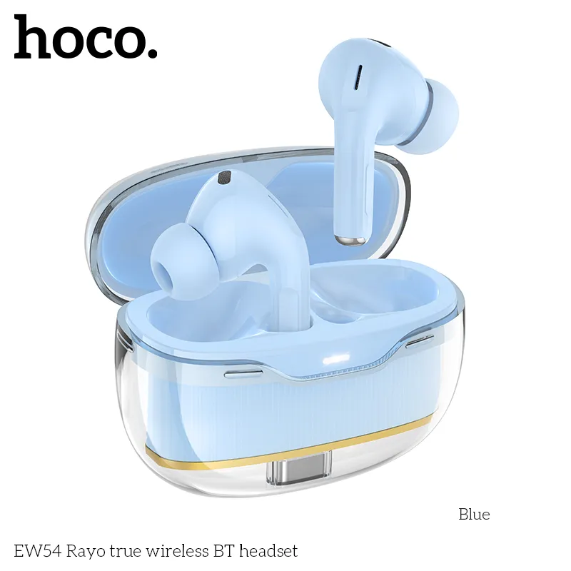 Tính năng chi tiết tai nghe Bluetooth TWS Hoco EW54 Rayo pin lâu, chuyển đổi Siri