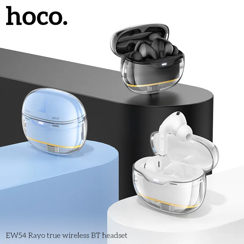 Tai nghe Bluetooth TWS Hoco EW54 Rayo kích thước nhỏ gọn, trọng lượng nhẹ