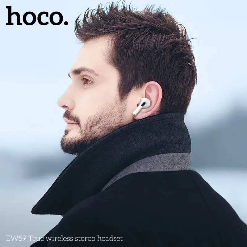 Kích thước nhỏ gọn 60,6*45,2*22mm, trọng lượng nhẹ 57,2g tai nghe Hoco EW59