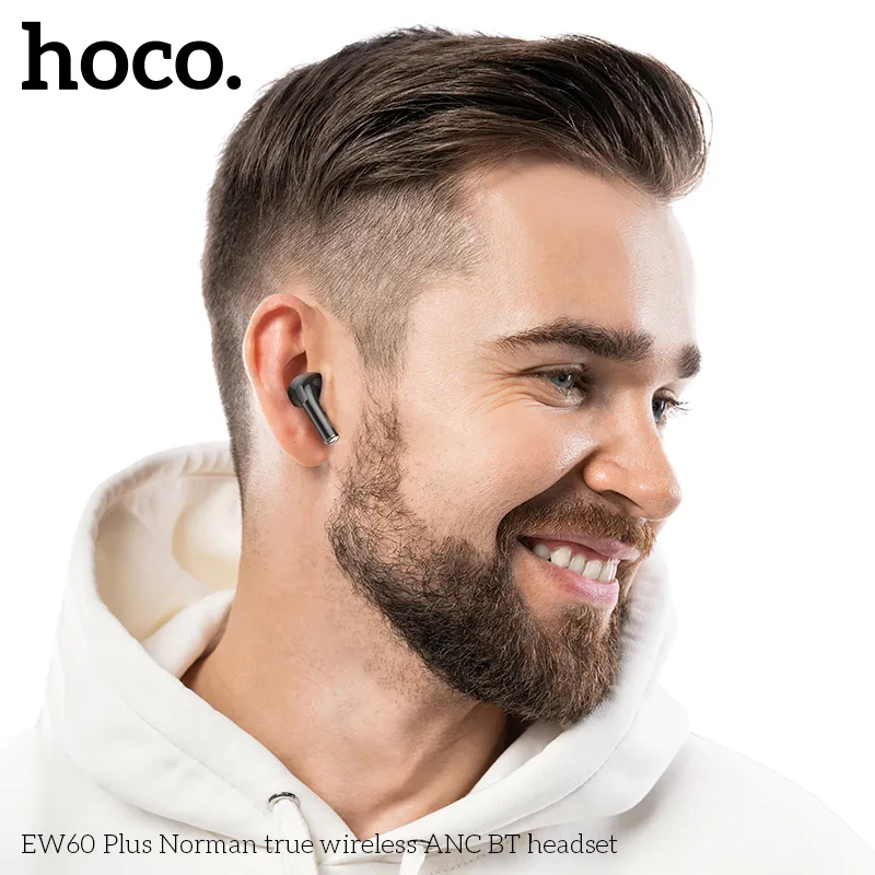 Kích thước tai nghe Hoco EW60 Plus Norman ANC 62.5x44x21.4 mm trọng lượng nhẹ 39.5g dễ mang theo
