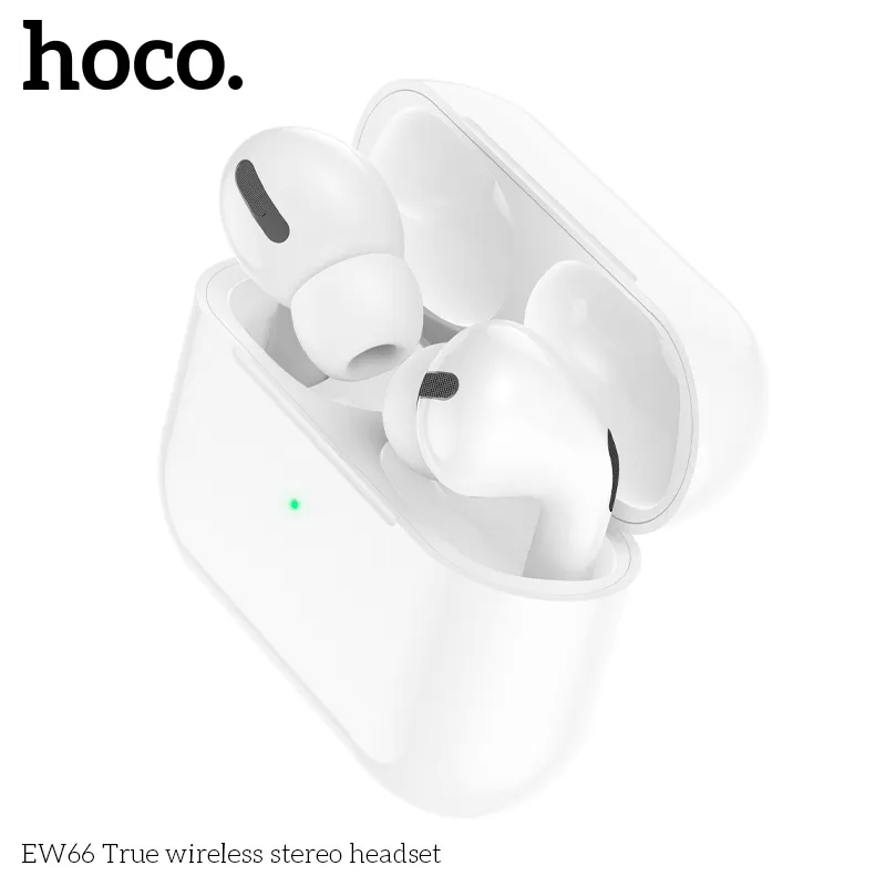Tai nghe Bluetooth TWS Hoco EW66 thiết kế gọn nhẹ, màu sắc tinh tế sang trọng