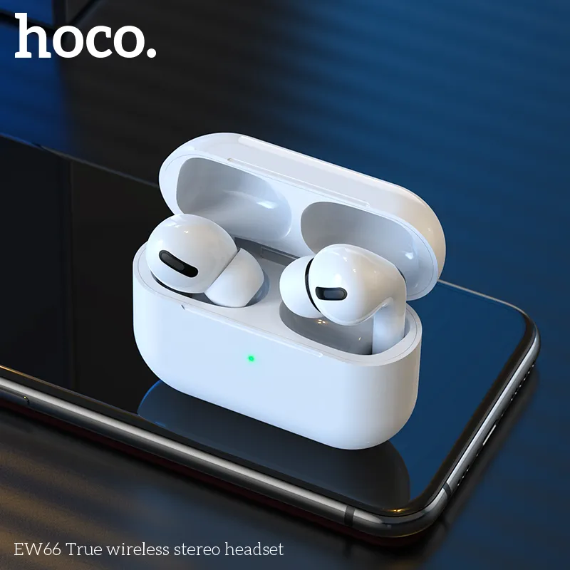 Kích thước Tai nghe Bluetooth TWS Hoco EW66 nhỏ gọn 60,6*45,2*21,7mm, trọng lượng 57g dễ mang theo
