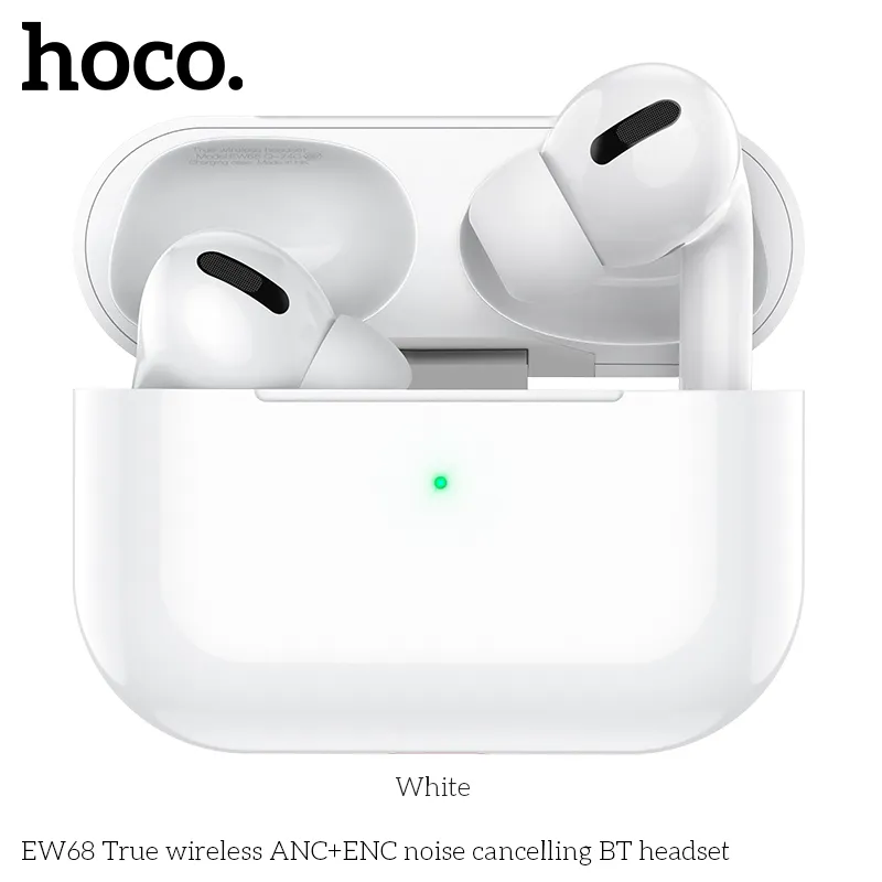 Tai nghe Bluetooth TWS Hoco EW68 ANC+ENC thiết kế nhỏ gọn, hiện đại