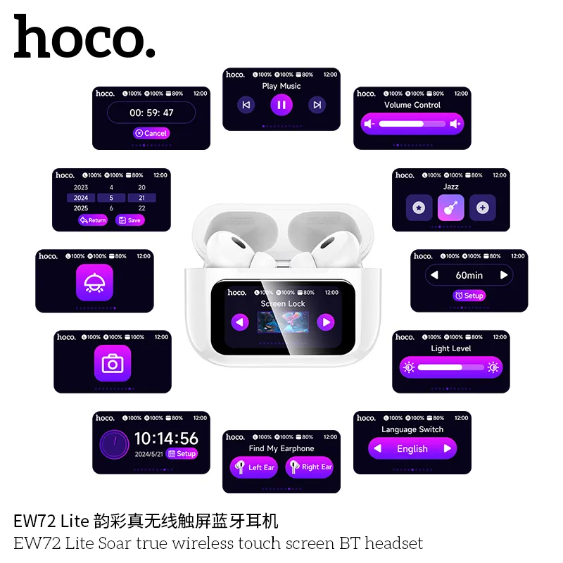 Tính năng chi tiết EW72 Lite Soar màn hình LED hiển thị pin chính xác, cảm ứng đa điểm dễ điều khiển