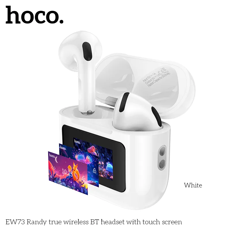 Tai nghe Bluetooth TWS Hoco EW73 Randy cảm ứng LED hiện đại