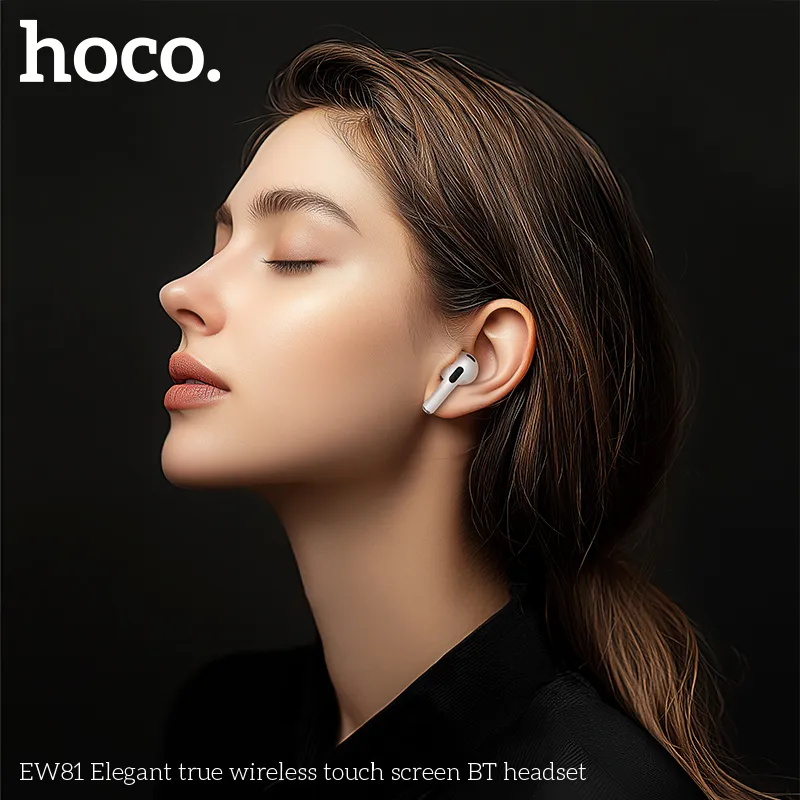 Tai nghe Hoco EW81 với chất liệu ABS bền bỉ và nhẹ